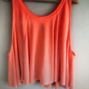 FREE PEOPLE ORANGE TANK